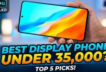 Best Display Phone Under 35000